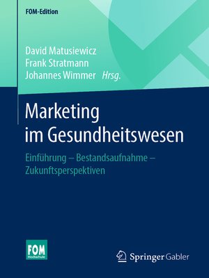 cover image of Marketing im Gesundheitswesen